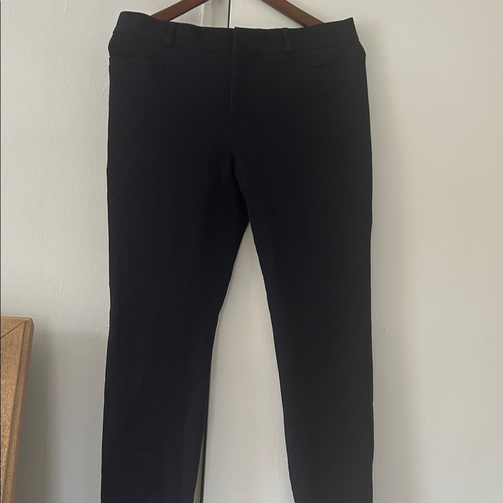 Banana Republic Dark Navy Straight Leg Dress Pants